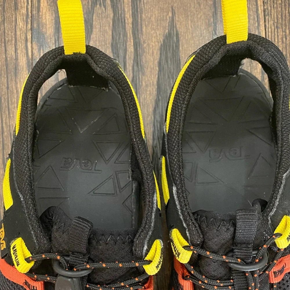 Teva Kids Manatee Water Sandals with Yellow, Red, and Blue Accents